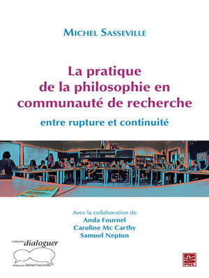 cover image of La pratique de la philosophie en communauté de recherche